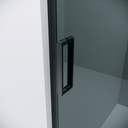 Душевой уголок Grossman Classic 130х80 120.K33.04.1380.21.10 профиль Черный матовый стекло тонированное