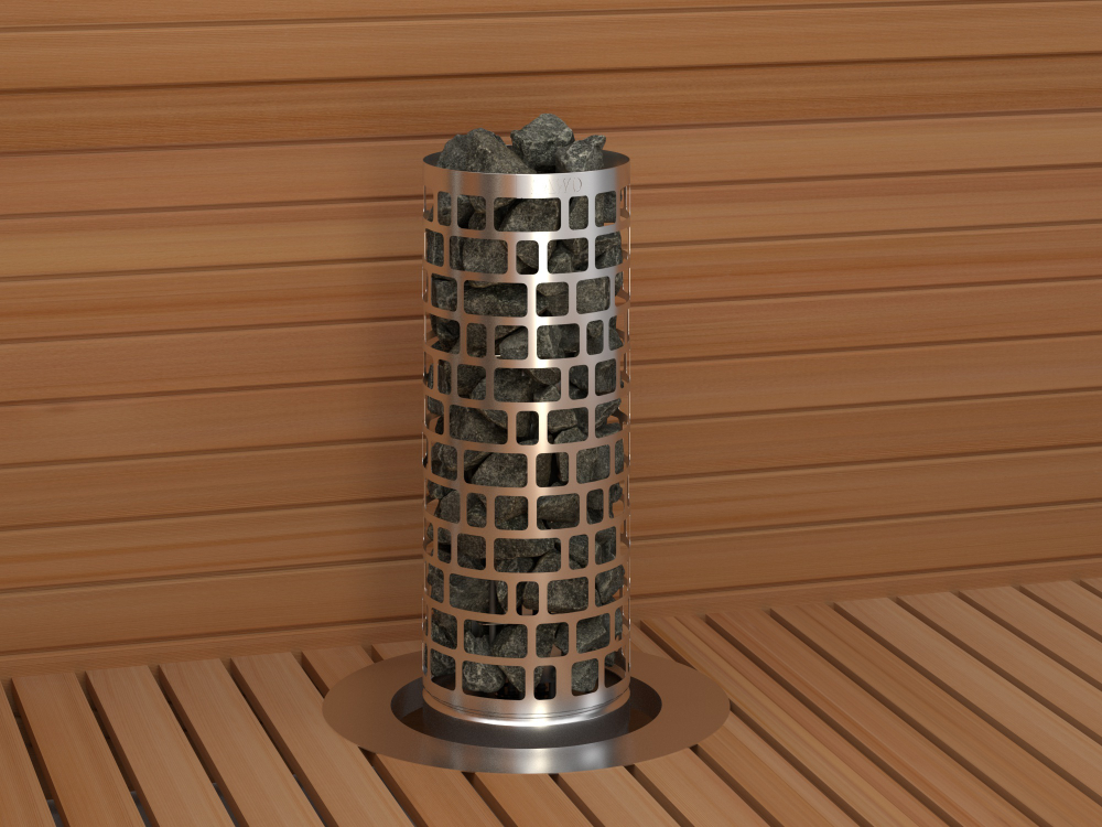 SAWO Монтажный фланец для печей TH4, TH5, ARI3 & PNX3, сталь, арт. TH-COLLAR-ST4