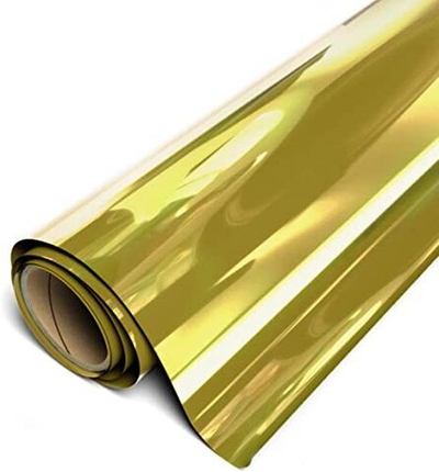 Пленка рулон малый HTV-flex premium PU Soft Metal (Сияющее Золото), 30,5см*3м