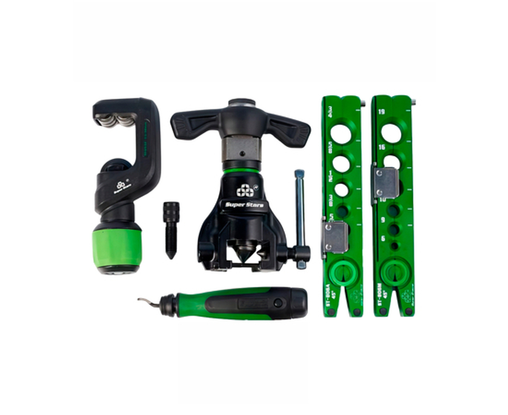 Вальцовка эксцентриковая с реверсом Ballu Super Stars ST-R806FT-L (1/4"-3/4"; 6-19мм; с труборезом и