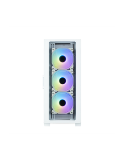 Корпус ZALMAN I3 NEO TG WHITE, ATX, WHITE, FRONT TG, WINDOW, 2x3.5", 3x2.5", 1xUSB2.0, 2xUSB3.0, FRONT 3x120mm RGB, REAR 1x120mm RGB