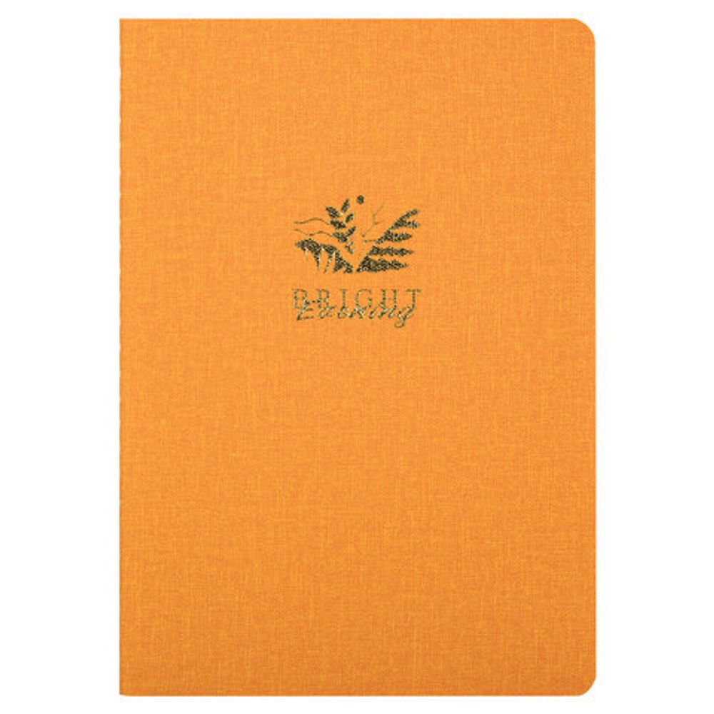 Тетрадь 60 л. в точку обложка кожзам под рогожку, сшивка, B5 (179х250мм), ЖЕЛТЫЙ, BRAUBERG BRIGHT, 403848