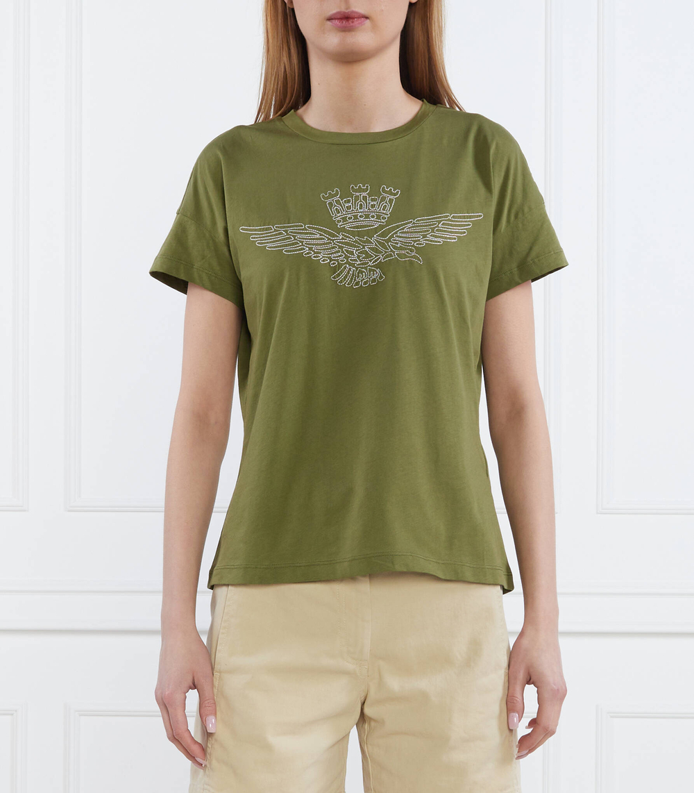 Футболка Aeronautica Militare - хаки(TS2103DJ510)