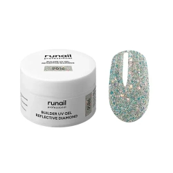 Runail Моделирующий УФ-гель светоотражающий №9816 BUILDER UV GEL REFLECTIVE DIAMOND, 15г