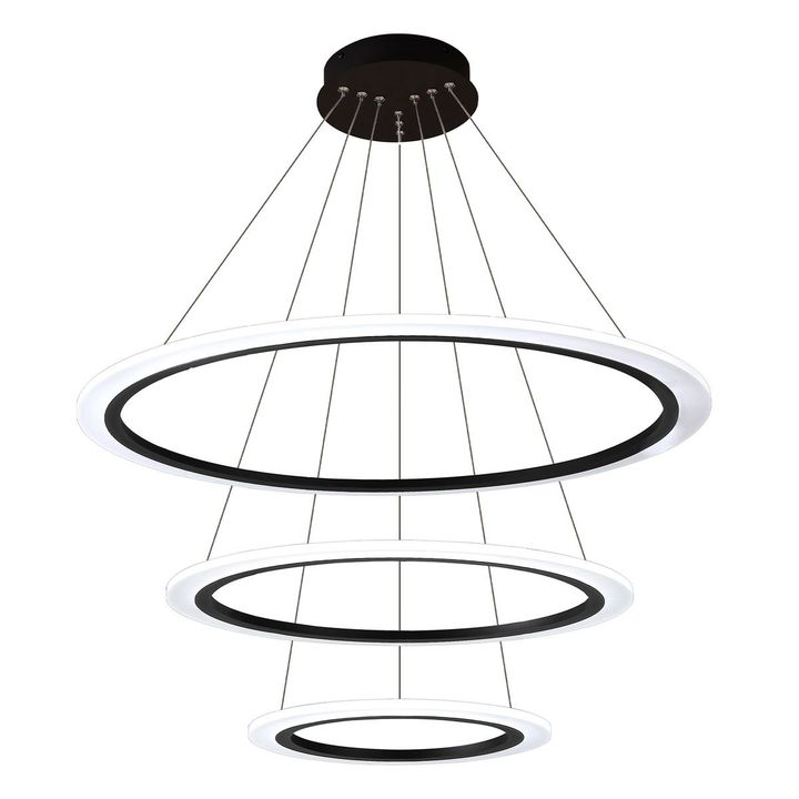 Подвесной светодиодный светильник Crystal Lux Manzana SP67W Led Black