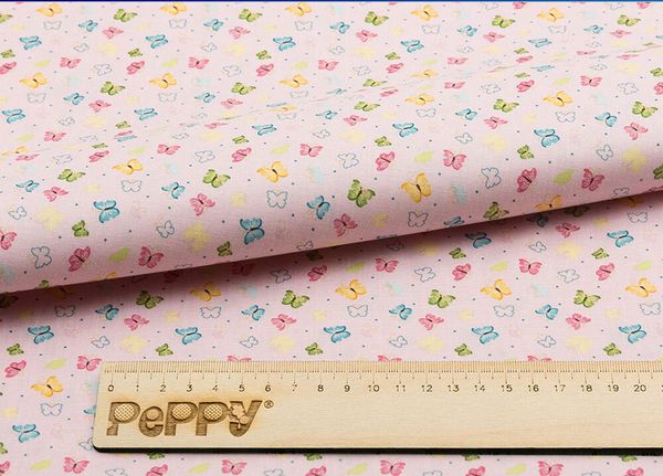 Ткань для пэчворка Peppy Нежная история, отрез 50х55 см, 146 г/м², НИ-05 розовый, Peppy