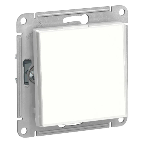 Atlas Design Art 1-клавишный выключатель, сх.1, 10АХ, механизм, белый