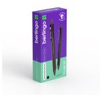 Ручка гелевая автоматическая Berlingo "Triangle gel RT" черная, 0,5мм, грип, 1шт