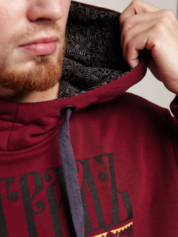 Худи Варгградъ мужская бордо «Бранибор 983» без начёса