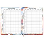 Дневник 1-11 класс 48 л., кожзам (твердая), печать, цветной блок, BRAUBERG, "Великие Люди", 107232