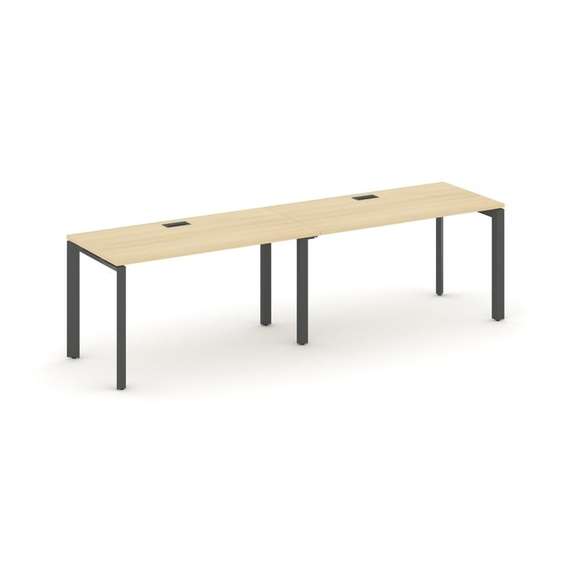 Style Project Рабочая станция односторонняя SN-59P.ORS-012 Акация Лорка/Металл Антрацит/Черный Заглу