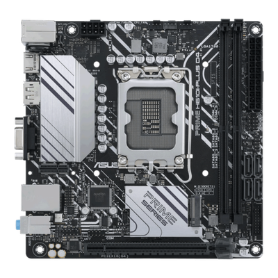 Материнская плата ASUS PRIME H610I-PLUS D4-CSM LGA1700 2xDDR4 4xSATA3 D-Sub HDMI DP mITX