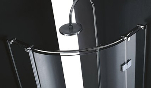 Душевой уголок Cezares Bergamo R-1 Arco 100x100 BERGAMO-W-R-1-100-ARCO-C-Cr-L-IV IV профиль Хром стекло прозрачное