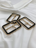 Пряжка золотая с черной вставкой