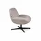 Крутящееся кресло Mateo, светло-серое букле