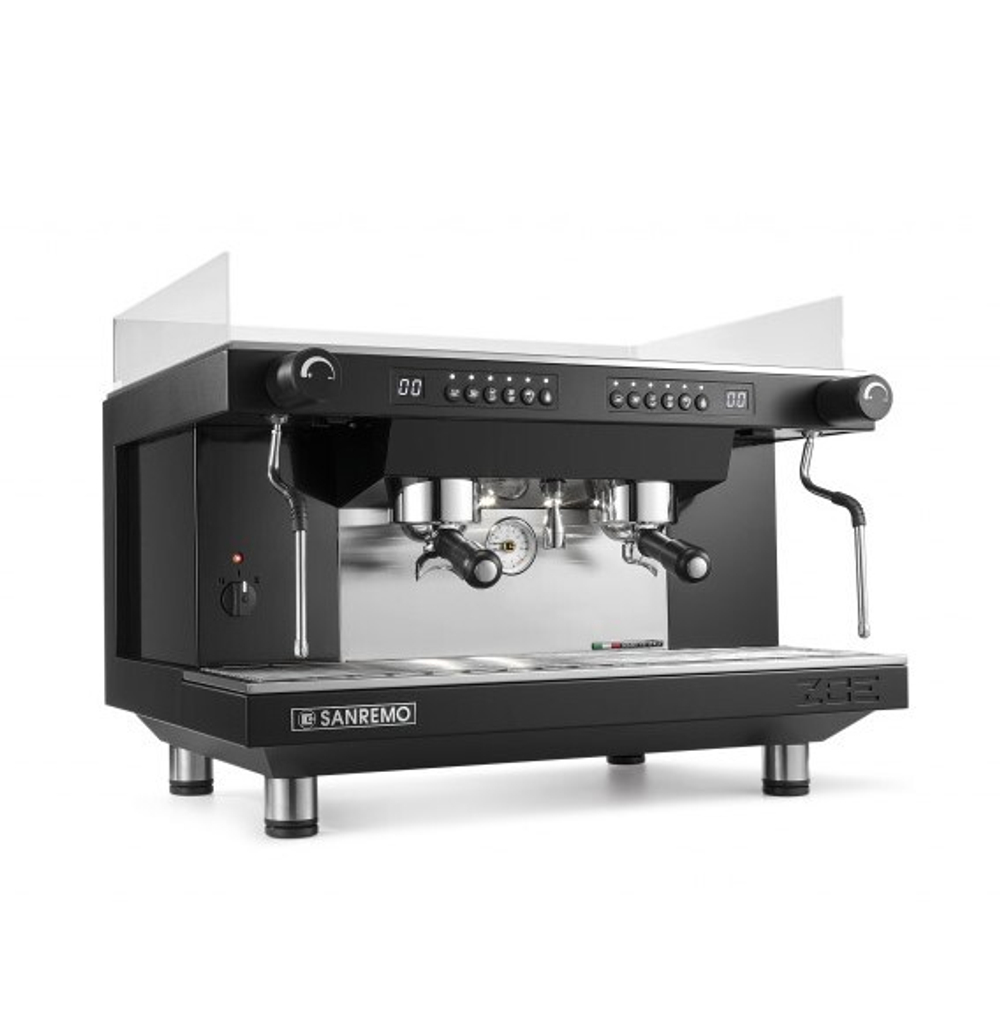 Sanremo Zoe SED 2 GR, двухгрупповая автоматическая кофемашина, черная