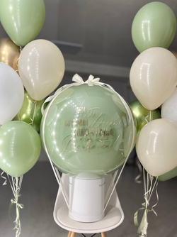 Воздушные шары Эвкалиптовые, оливковые №3161