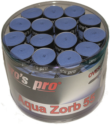 Намотки теннисные Pro's Pro Aqua Zorb 55 60P - blue