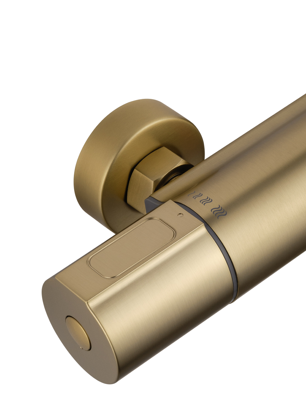 Смеситель для душа с термостатом WONZON & WOGHAND INN 2, Брашированное золото (WW-A2006-A-BG)