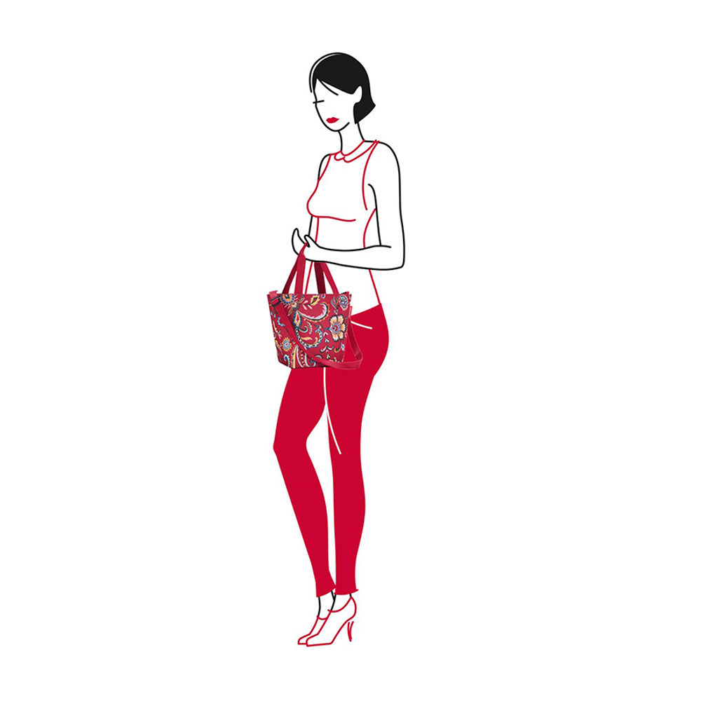Сумка shopper xs paisley ruby
