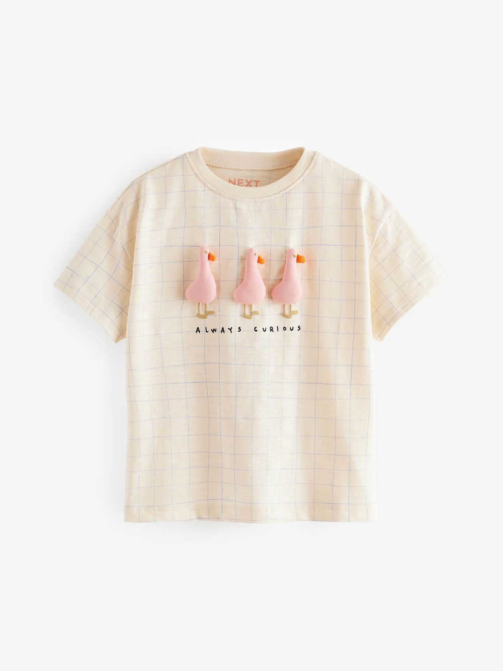 Футболка для девочки Next E44-985, Кремовый