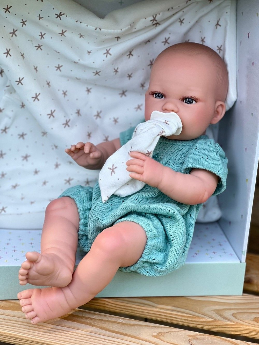 Кукла Реборн Nines 37см Baby виниловая (N0231)