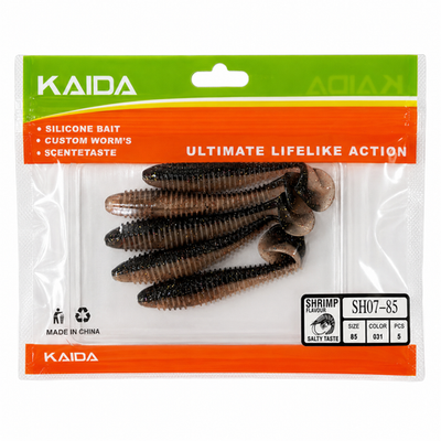 Набор силиконов KAIDA SH07-85 8.5см 5шт COL031 №96