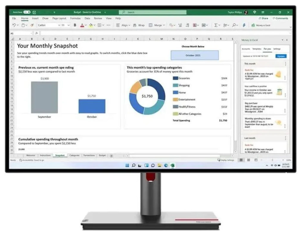Монитор 27" Lenovo ThinkVision P27h-30