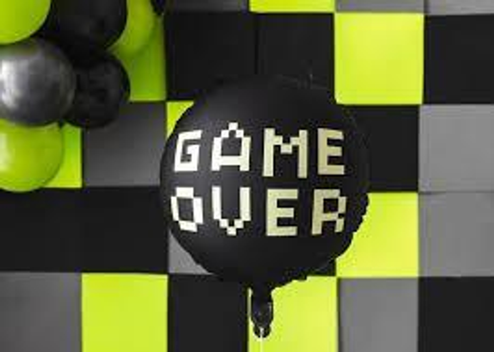 PartyDeco. Круг Game Over 45 см