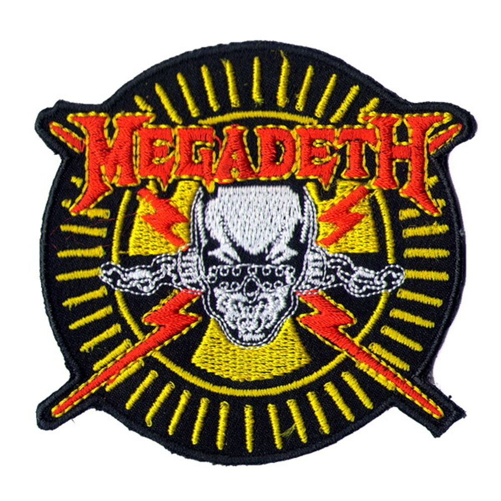 Нашивка Megadeth (с молниями)