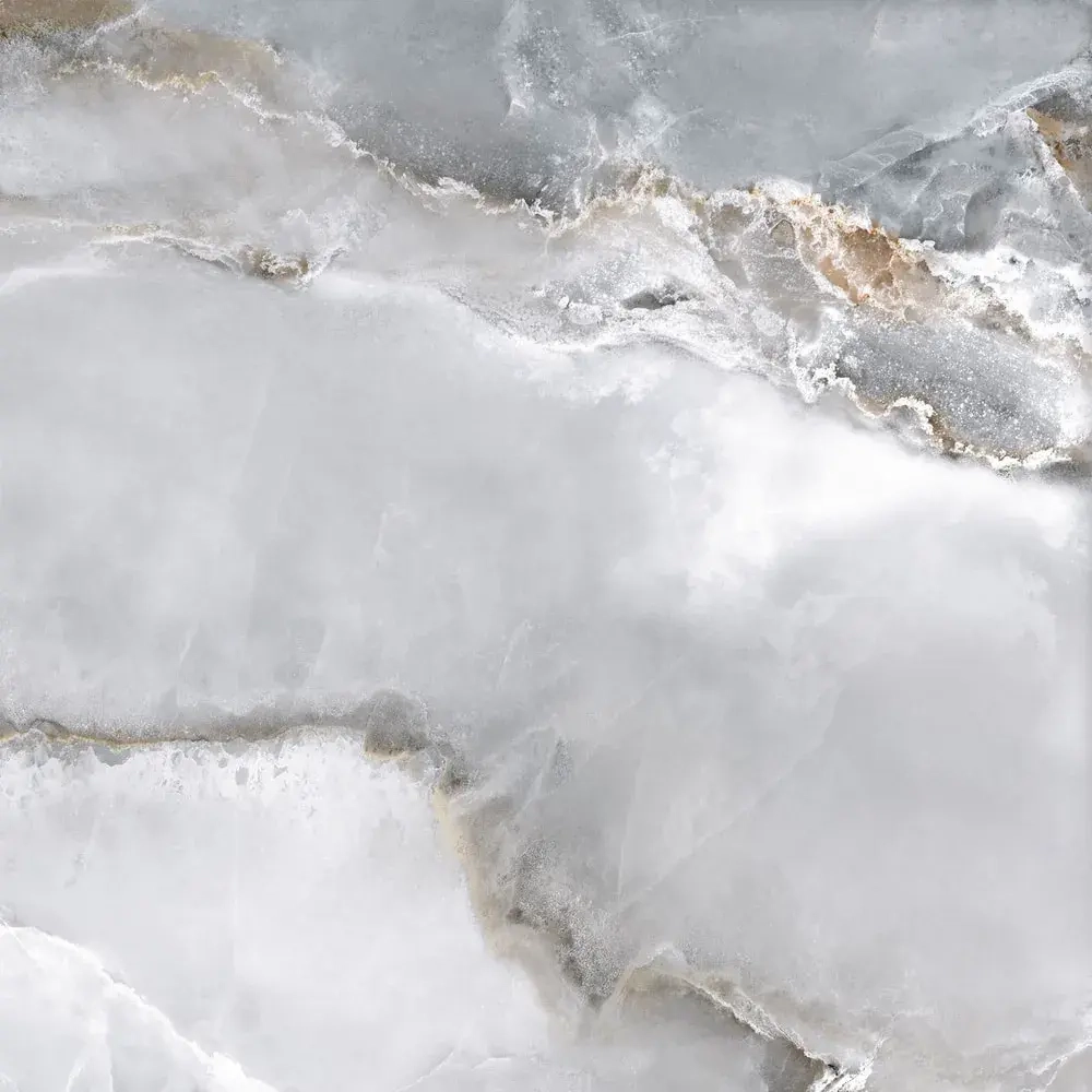 Керамогранит Alma Ceramica GFU57ORD07L Orlando 57x57 серый лаппатированный под оникс