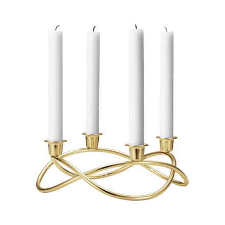 Подсвечник Georg Jensen Season Gold