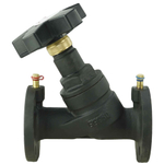 Static balancing valve Elephant VB1331V-F PSI 232 cast iron, flanged connection with nipples