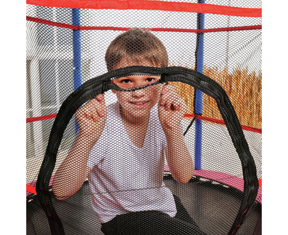 Батут детский DFC SMRKIDS 55" с сеткой, PINK