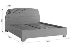 Кровать 1600 "Виктория-2"