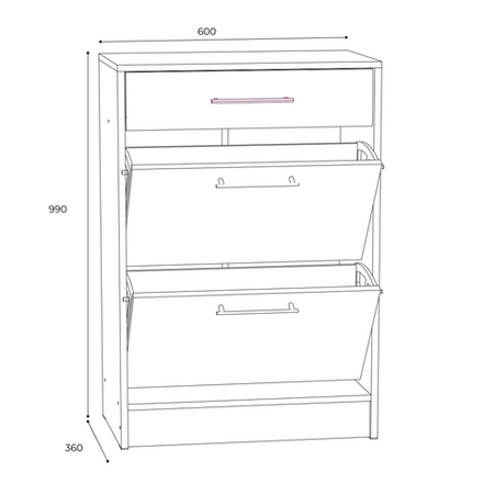 Обувница Ямайка ЯПТ-2, ясень шимо