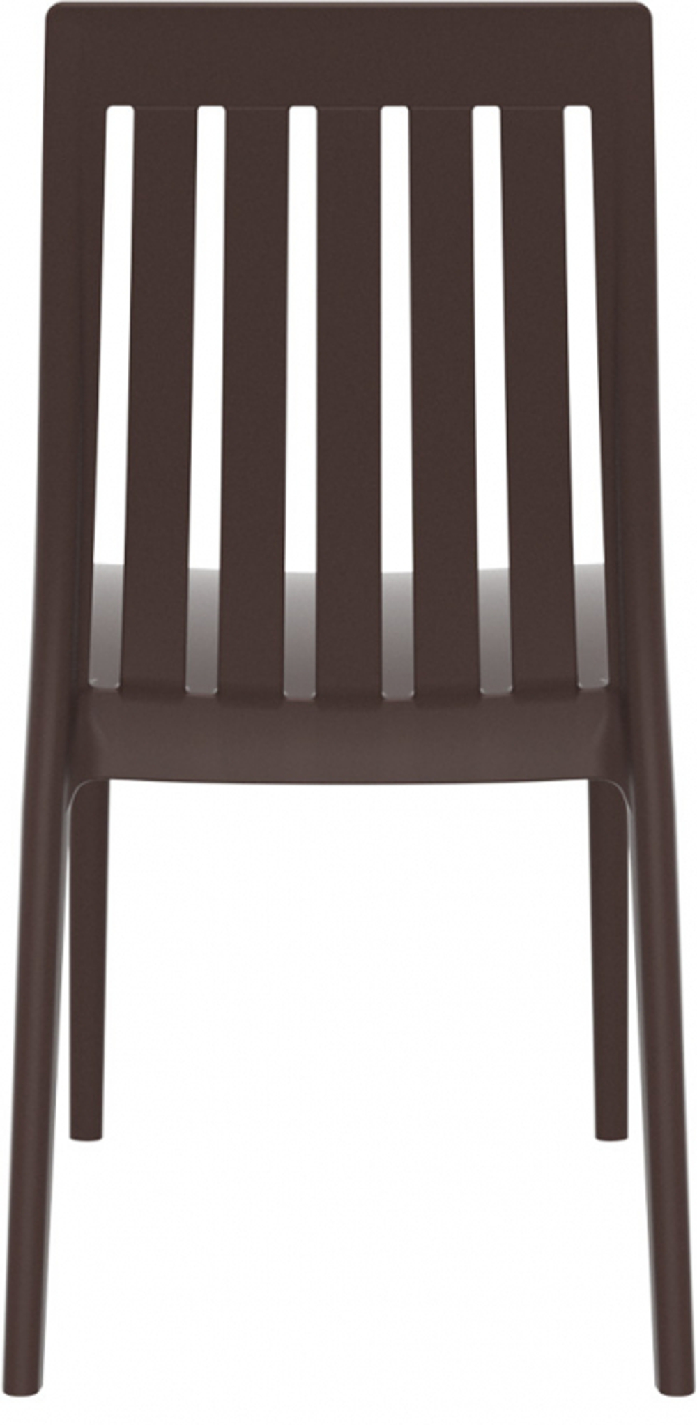 Стул пластиковый, Siesta Contract Soho, коричневый