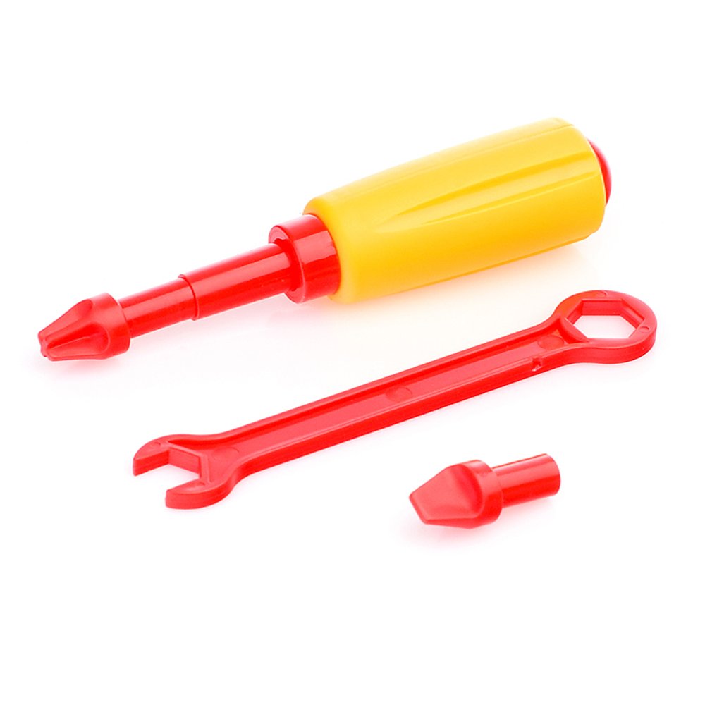 Конструктор инструменты в чемодане со столиком, цвет бежевый (617-3A-1)