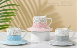 GAEM Кружка с блюдцем и ложкой, 200 мл, L15 W15 H8 см, 3в.