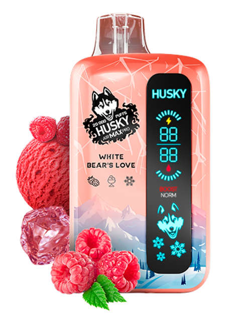 Одноразовая электронная сигарета Husky Air Max Pro - White Bears Love (20000 затяжек)