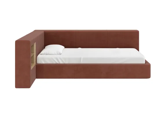 Диван-кровать Cube c нишей M (сиена FiberGuardе)