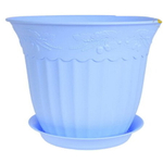 Кашпо ДУБОК 16л Д360 мм Голубой (1/15)