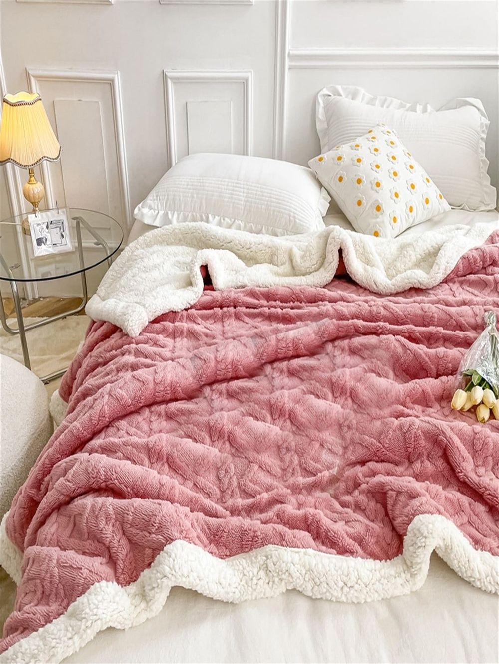 Плед ОВЕЧКА ВЯЗКА  1,5сп