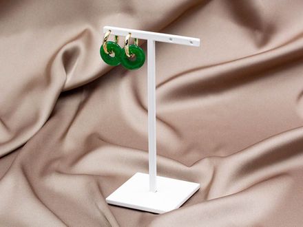 Металлическая подставка под серьги, 16см