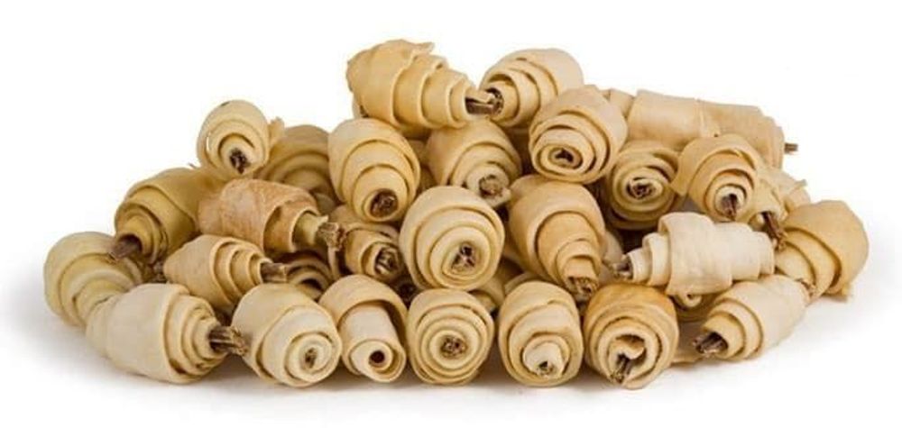 Рогалики из кожи с начинкой - банка пласт. 4.3 л (цена за 1 рогалик)