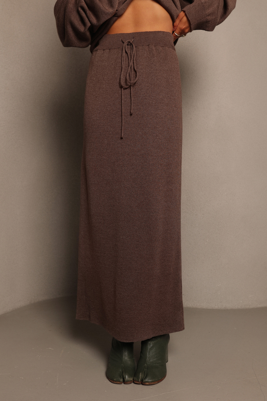 Юбка вязаная