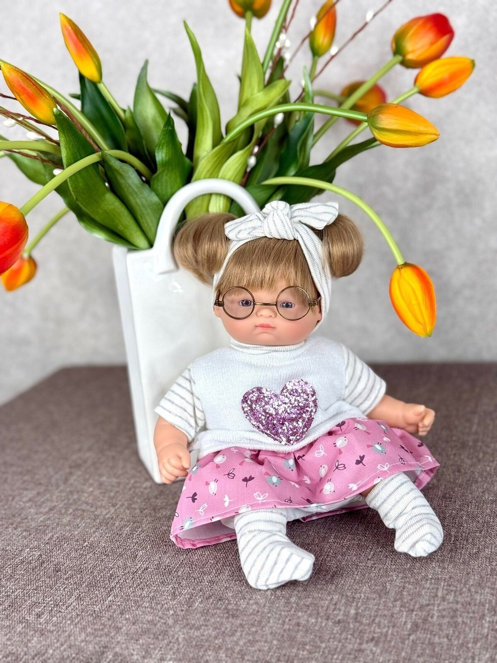 Кукла Marina and Pau 26cм Suenecitos мягконабивная (M125)