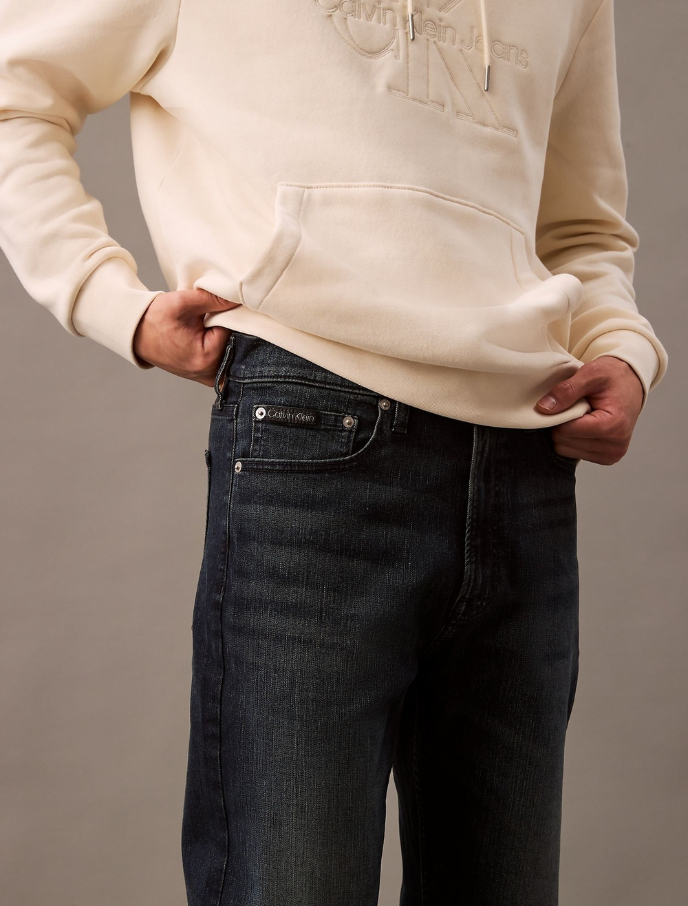 Джинсы Calvin Klein Standard Straight Fit Boston Blue Black