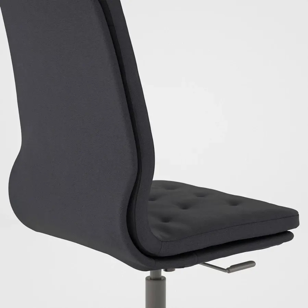 Jфисный стул - IKEA MULLFJÄLLET/MULLFJALLET, 72x72x112см, черный, МАЛЛФЬЯЛЛЕТ ИКЕА