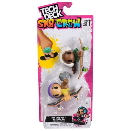 Tech Deck - Sk8 Crew Two figure skateboards 2-PAK 20148774 / артикул   13910 6071061 20148774  / GTIN 681147036239